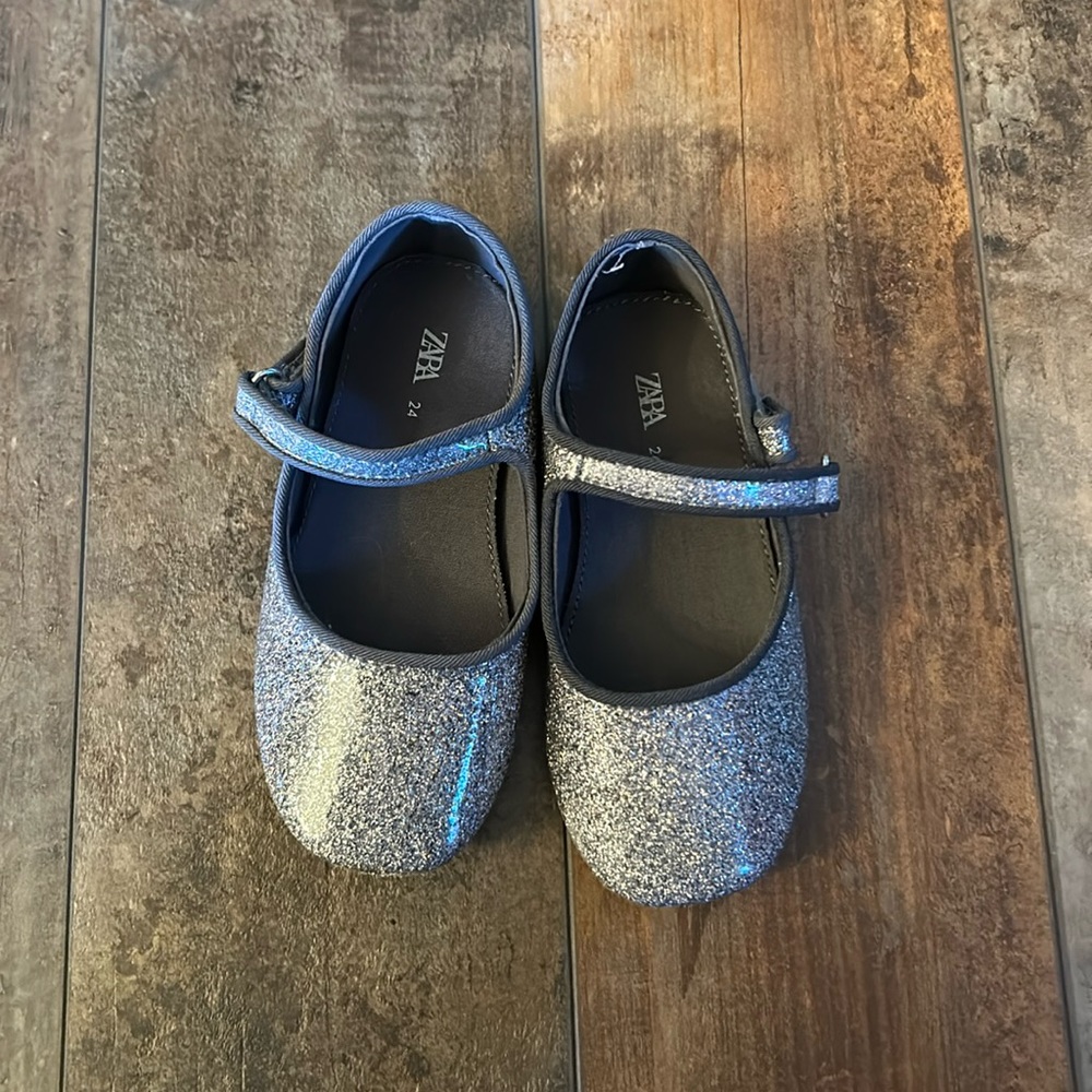 Zara Toddler Sparkly Flats